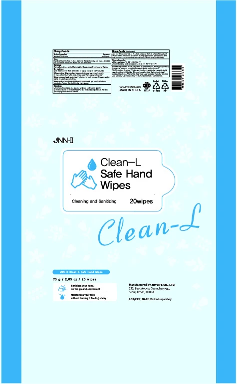 JNN-II Clean-L Safe Hand Wipes packaging