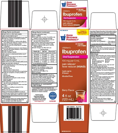 good neighbor pharmacy ibuprofen packaging