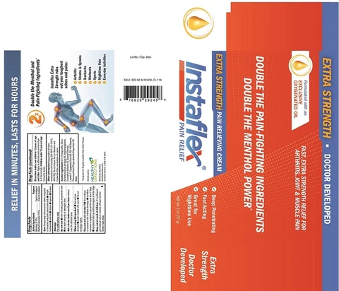 Instaflex Extra Strength Pain Relief Cream packaging