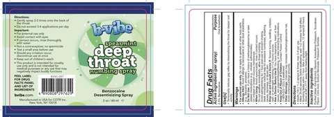 BVibe Spearmint Deep Throat 포장
