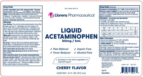 Liquid Acetaminophen packaging