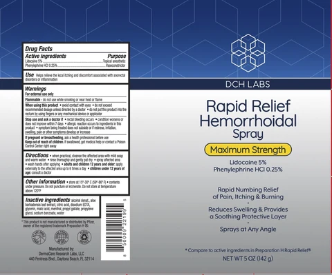 DCH Rapid Relief Hemorrhoidal 포장