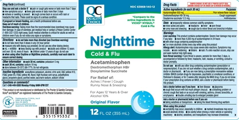 Cold and FluNighttime 포장