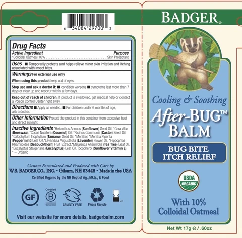 Badger After-BUG Balm 포장