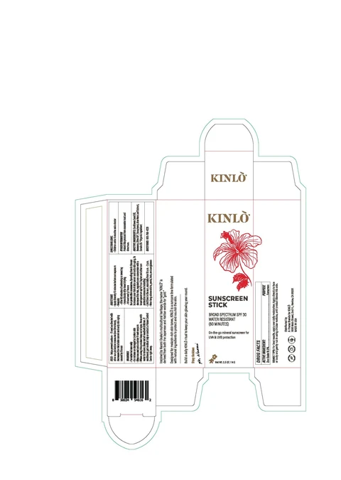 Kinlo Sunscreen Stick Broad Spectrum SPF 30 포장