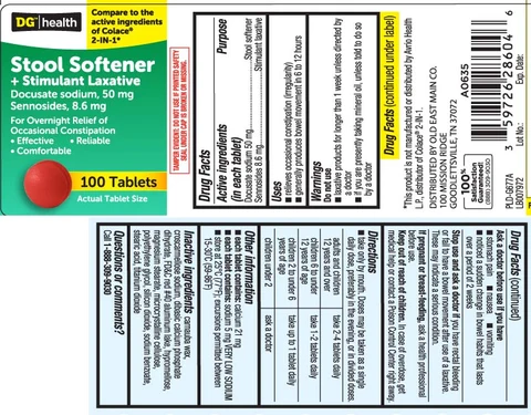 Stool Softener LaxativePlus Stimulant packaging