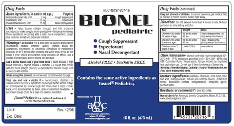 BionelPediatric 포장
