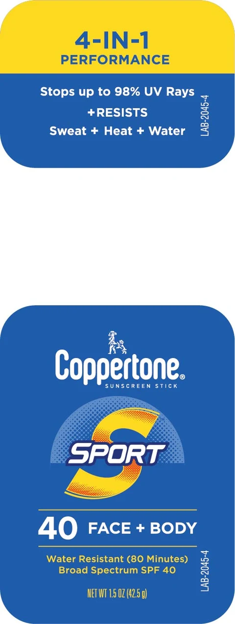 Coppertone Sport Sunscreen SPF 40 포장