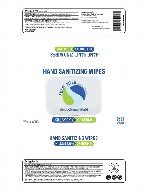 Hand Sanitizing Wipes packaging