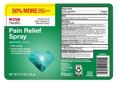CVS Pain Relief 포장