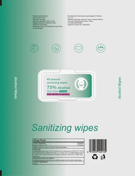 Sanitizeing Wipe 포장