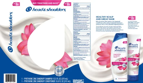 Head and Shoulders Smooth and Silky Kit packaging