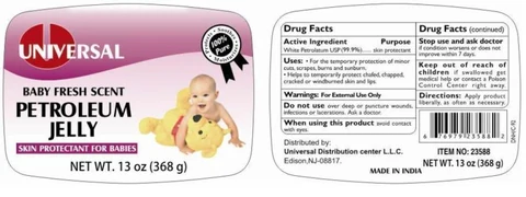 UNIVERSAL BABY FRESH SCENT PETROLEUM 포장