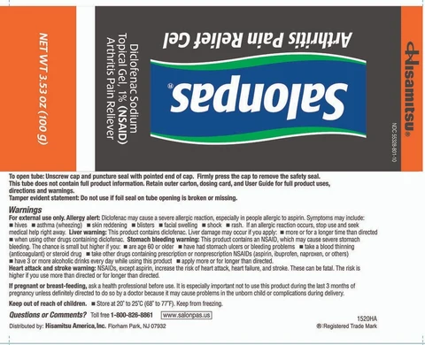 Salonpas 포장
