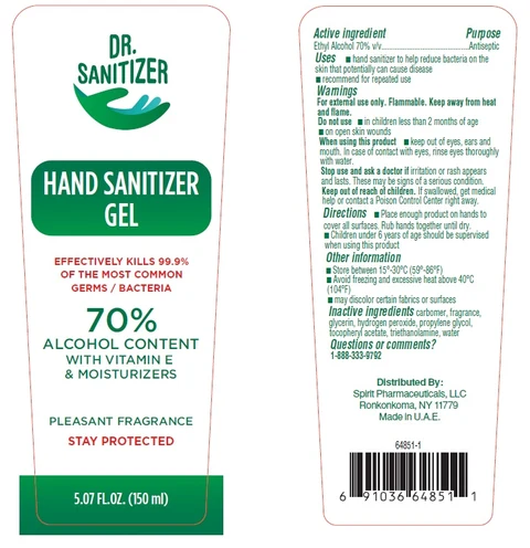 Hand Sanitizer Gel packaging