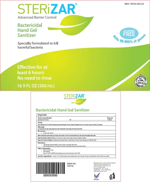 STERiZAR Advanced Barrier Control Bactericidal Hand Sanitizer 포장
