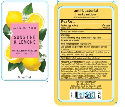 Anti-Bacterial Hand Sunshine Lemons 포장