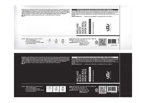 WELLAGE WHITE AQUA ROLL MASK PACK packaging