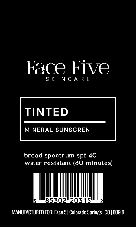 Tinted Mineral Sunscreen packaging