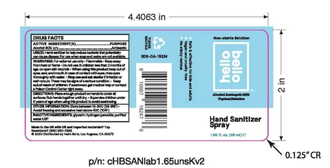 Hand Sanitizer packaging