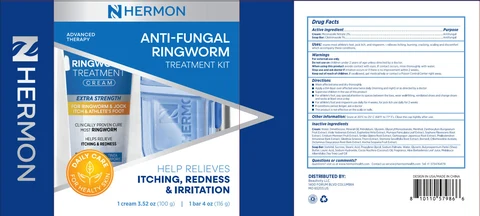 Hermon Ringworm Treatment Kit 포장