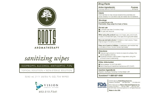 Roots Aromatherapy packaging