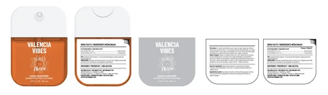 HAND SANITIZER VALENCIA VIBES 포장