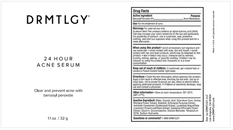 24 Hour Acne Serum 포장