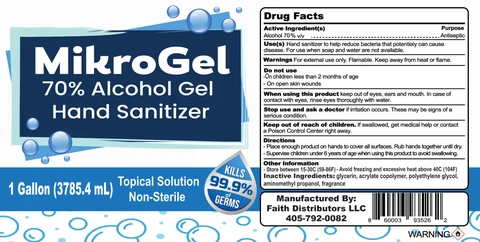 Hand Sanitizer packaging