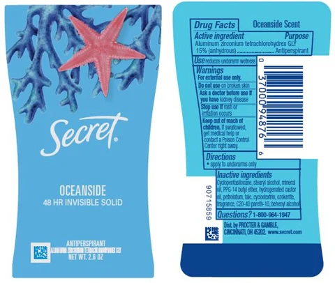 Secret Oceanside Invisible 포장