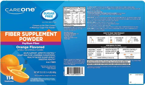 CAREONEOrange Flavored packaging