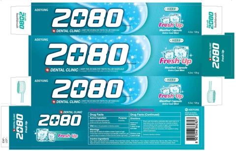 Dental Clinic 2080 Fresh Up 포장