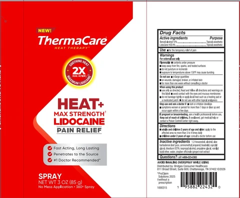 Thermacare Max Strength Lidocaine packaging