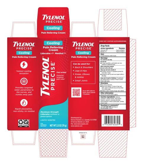 Tylenol Precise Cooling Pain Relieving 포장