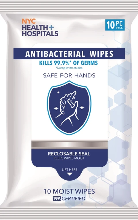 Seojeon Antibacterial Wipes 포장
