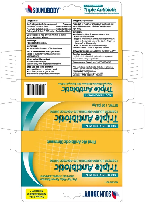 Triple Antibiotic packaging