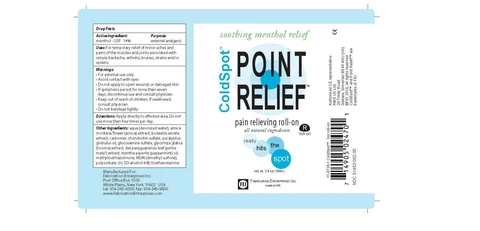 Cold SpotPoint Relief 포장