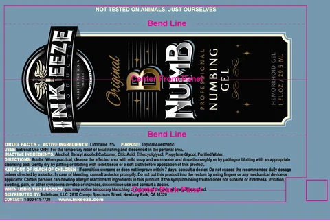 Inkeeze Original B Numb packaging