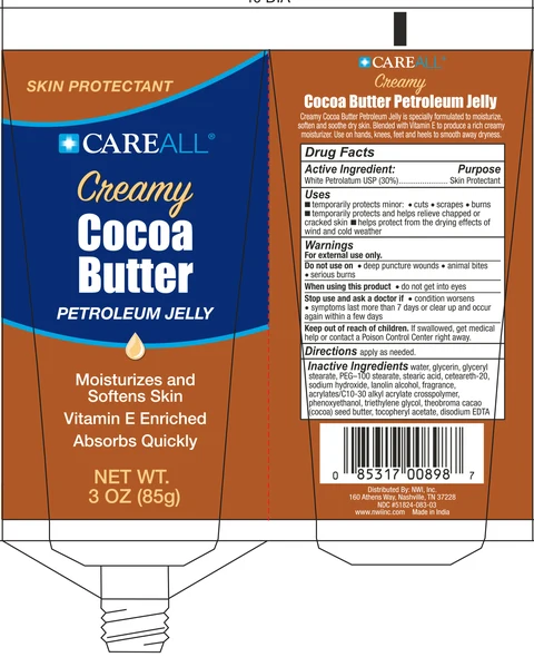 CareALL Creamy Cocoa Butter Petroleum Jelly 포장