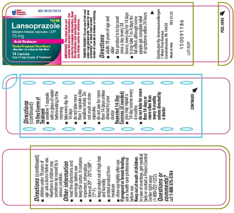 Lansoprazole packaging