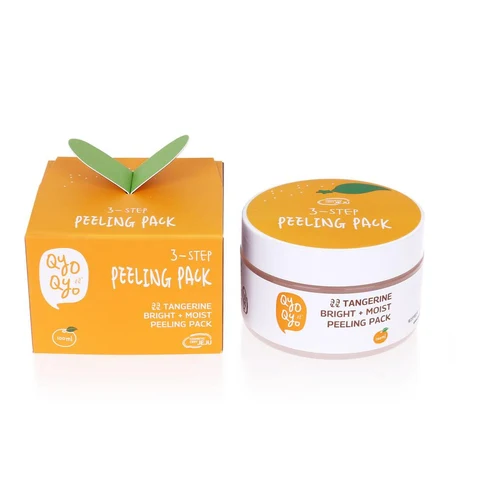 QYO QYO Tangerine Bright Moist Peeling Pack 포장