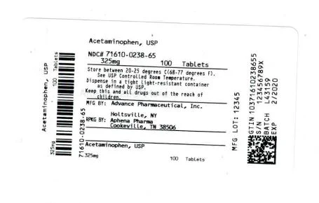 Acetaminophen 포장