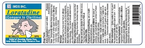 Loratadine packaging