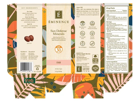 Sun Defense Minerals (Fair) 포장