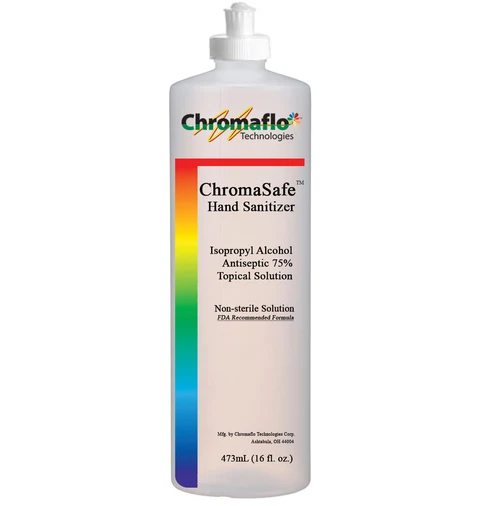 ChromaSafe Hand Sanitizer packaging