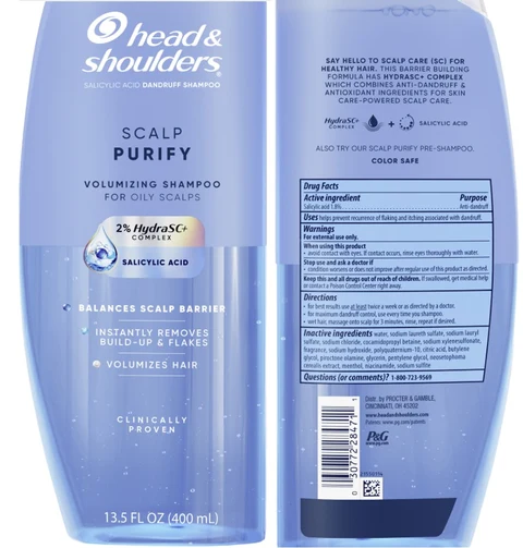 Head and Shoulders Scalp Purify Volumizing packaging