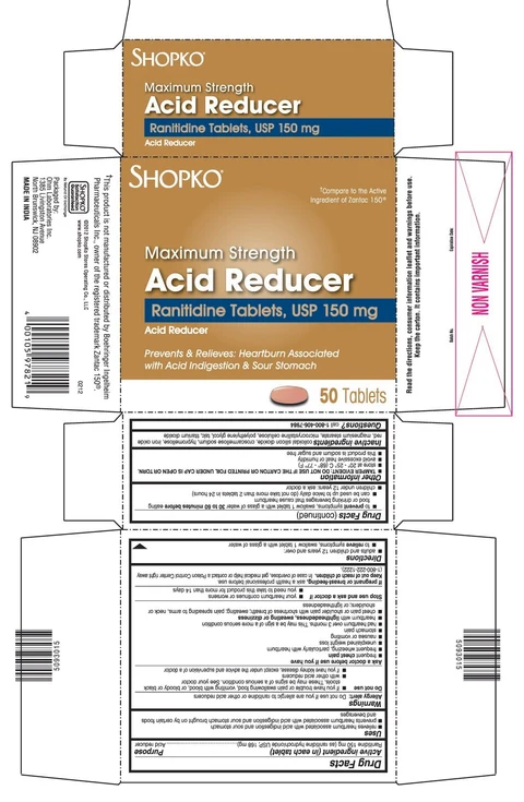 Ranitidine 포장