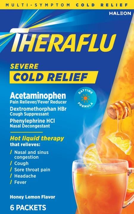 THERAFLU Severe Cold Relief Daytime 포장