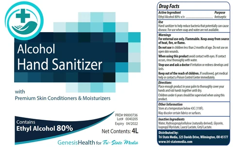 Alcohol Hand Sanitizer 포장