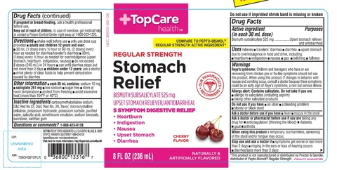 Topcare Regular Strength Pink Bismuth Cherry Flavor 236 mL